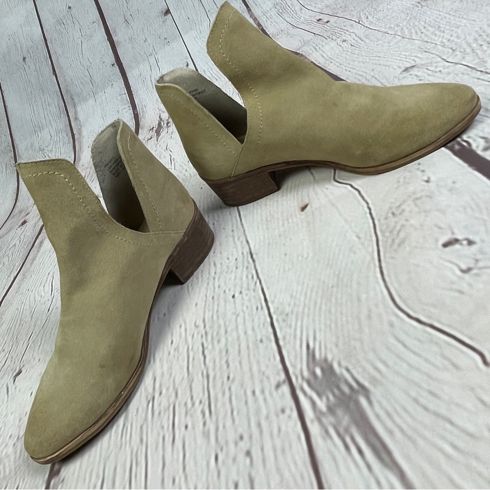 COCONUTS by MATISSE Pronto women's soft tan suede leather boho ankle boots, sz 8 - Picture 5 of 11